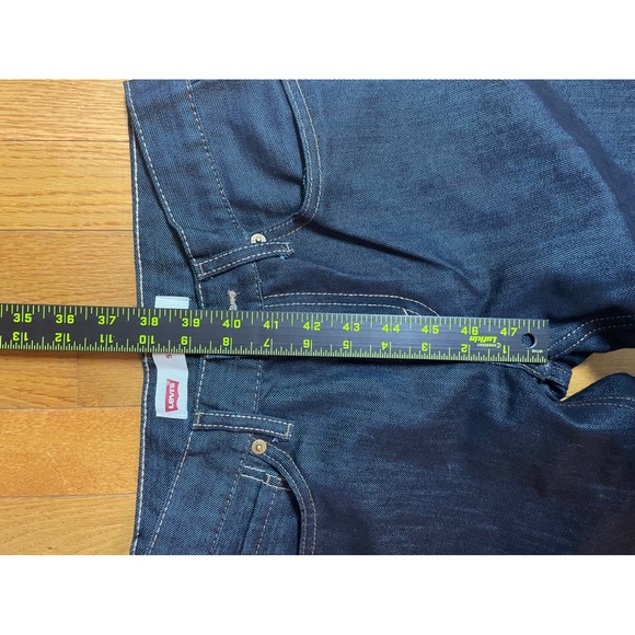 Levis 511 Slim Fit Boys Jeans Size 14 Reg Dark Indigo Blue Denim 27x27 NWT - Picture 4 of 10